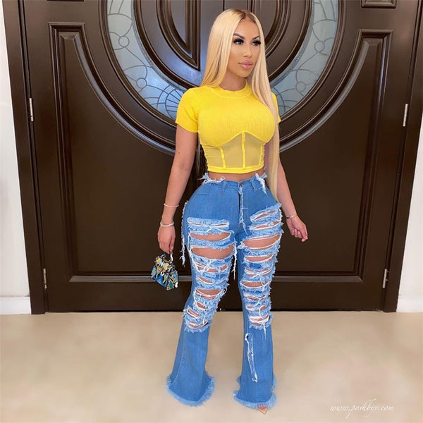 Fall For Her In The Cut Jeans