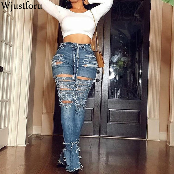 La Flair Ripped Denim