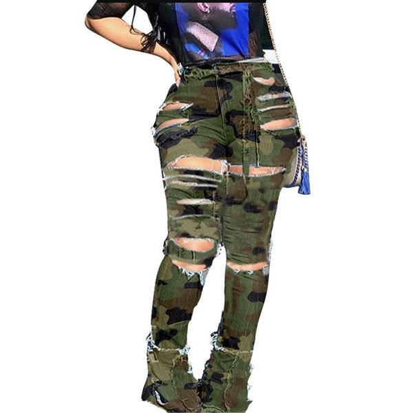 La Flair Ripped Denim