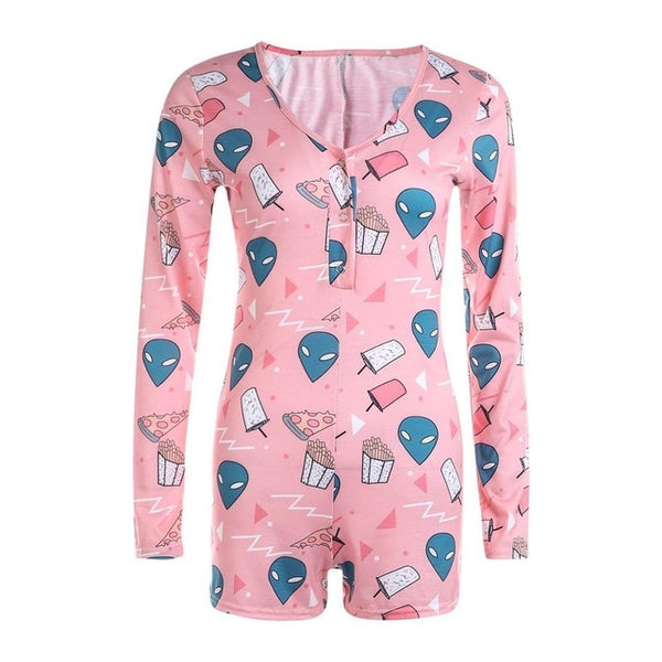 Women's Long Sleeve Pajama BodyCon