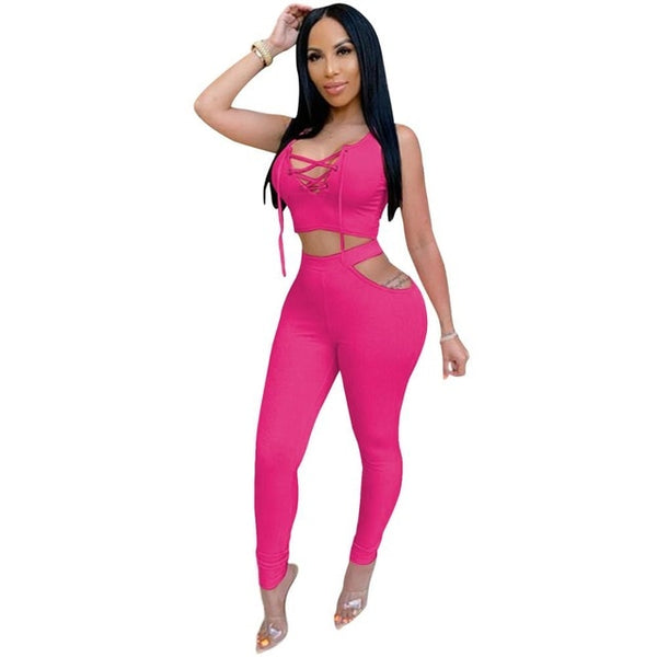 Laced Pencil Tracksuit