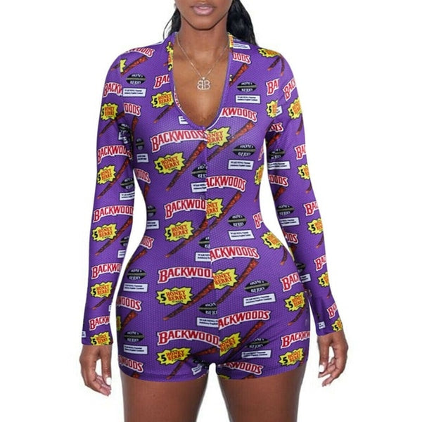 Women's Long Sleeve Pajama BodyCon