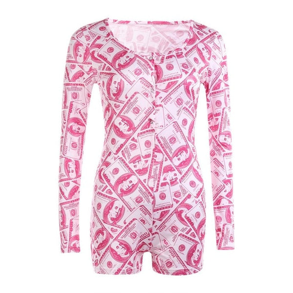 Women's Long Sleeve Pajama BodyCon