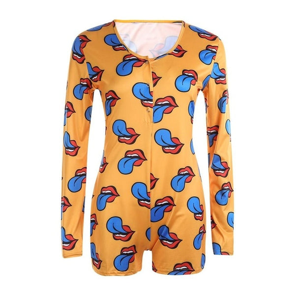 Women's Long Sleeve Pajama BodyCon