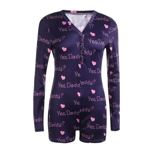 Women's Long Sleeve Pajama BodyCon