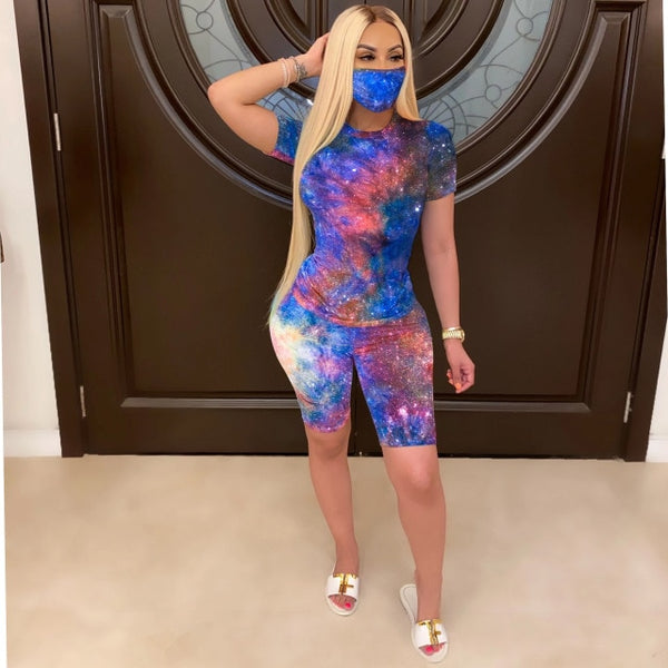 Tye-to-Dye-For Set w/mask