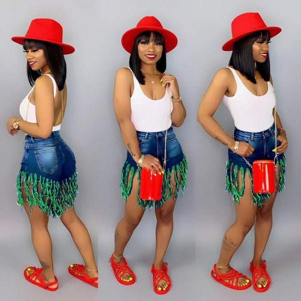 Hot Girl Jean Shorts