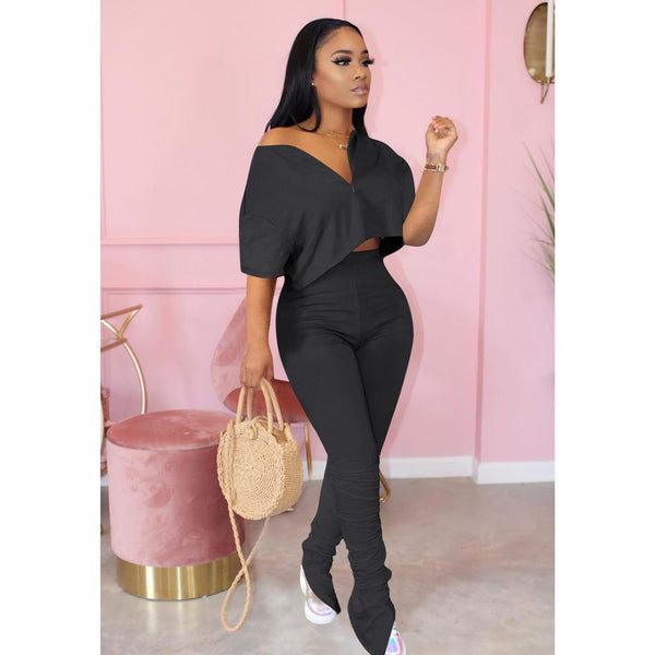 La Dior Stacked Jogger Set