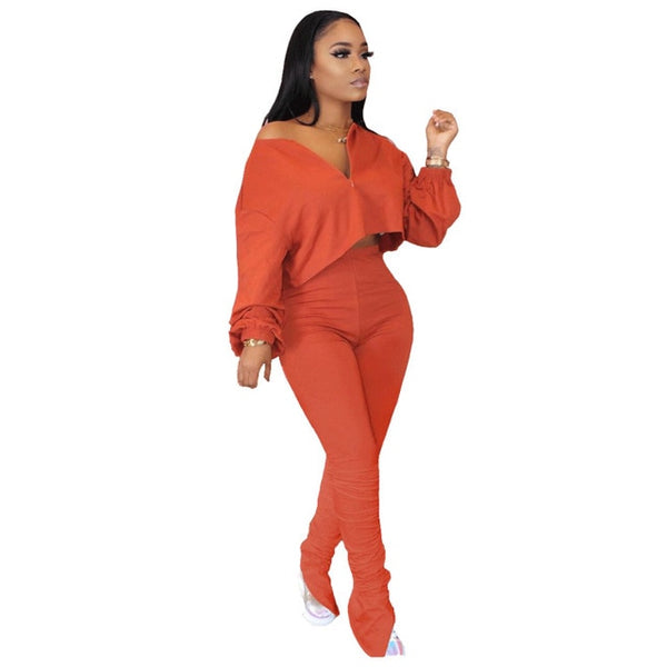 La Dior Stacked Jogger Set