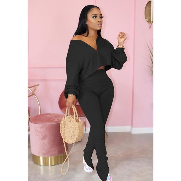 La Dior Stacked Jogger Set