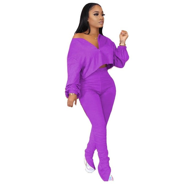 La Dior Stacked Jogger Set