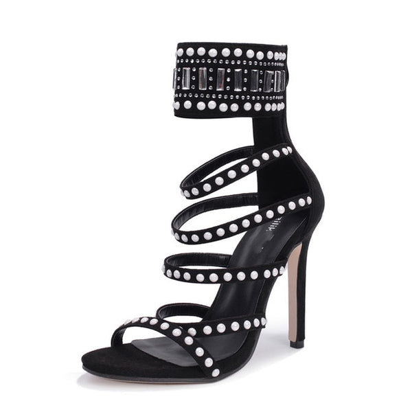 Dazzle Stone Heels